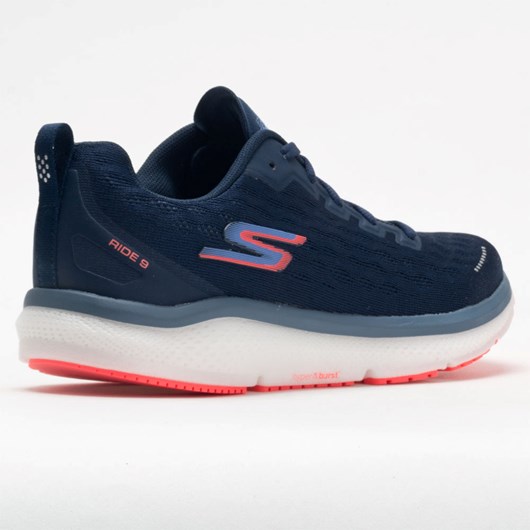 Orthofeet Skechers GOrun Ride 9 Women's Running Shoes Navy / Purple | NV6482953