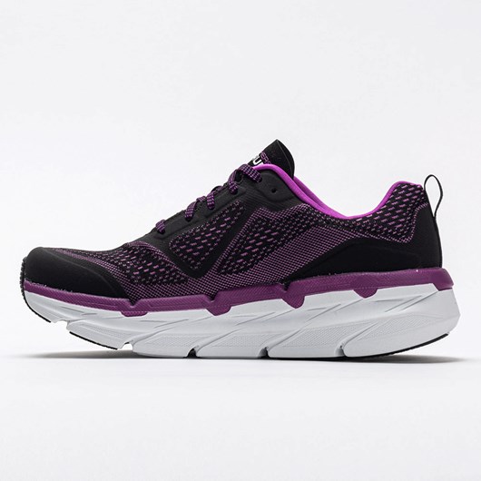 Orthofeet Skechers Max Cushioning Premier Women's Walking Shoes Black / Purple | JK9174803