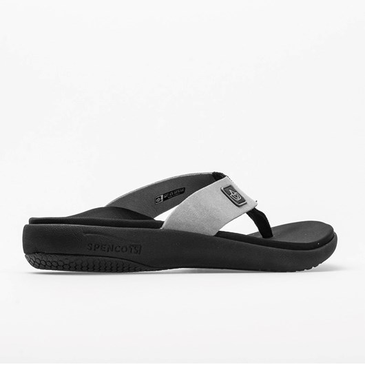 Orthofeet Spenco Pure Men's Slide Sandals Ash | CV7234658