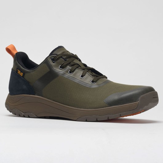 Orthofeet Teva Gateway Low Men's Hiking Shoes Dark Olive | AW8204531