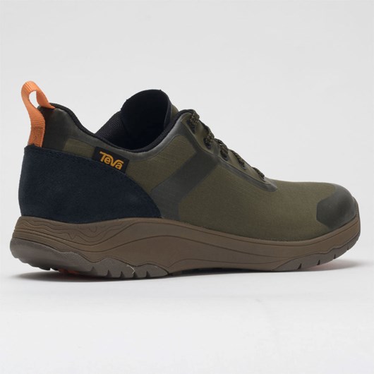 Orthofeet Teva Gateway Low Men's Hiking Shoes Dark Olive | AW8204531