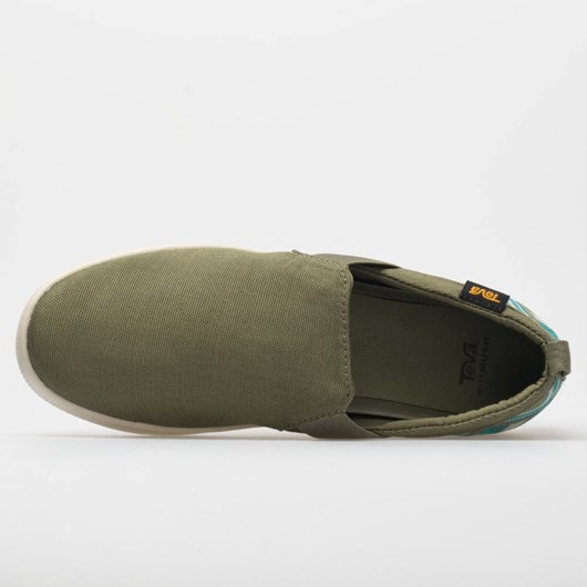 Orthofeet Teva Voya Slip On Women's Walking Shoes Cayambe Burnt Olive | EW0374695