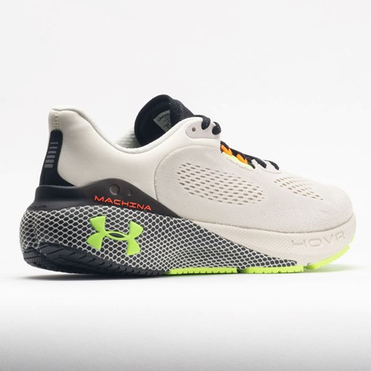 Orthofeet Under Armour HOVR Machina 3 Men's Running Shoes Stone / Jet Gray / Quirky Lime | VJ2438617