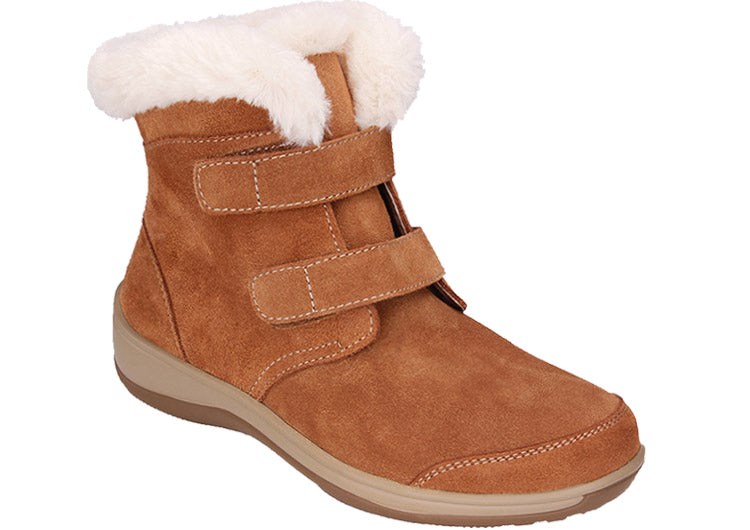 Orthofeet Warm Arch Support Women\'s Winter Boots Camel | CW5472368