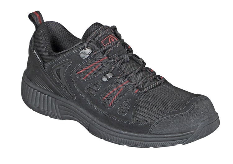 Orthofeet Waterproof Walking Outdoor Women\'s Sneakers Black | OU1592048