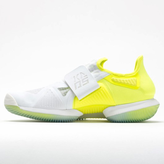 Orthofeet Wilson Kaos Mirage Men's Tennis Shoes White / Safety Yellow / Soothing Sea | JA0527916