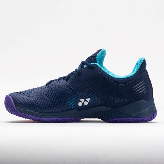 Orthofeet Yonex Power Cushion Sonicage 2 Women's Tennis Shoes Navy / B.Purple | LT7130269