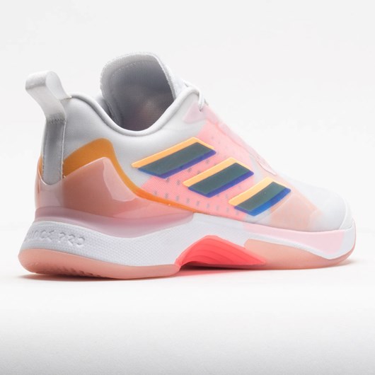 Orthofeet adidas AvaCourt Women's Tennis Shoes White / Legacy Indigo / Flash Orange | PC8964502