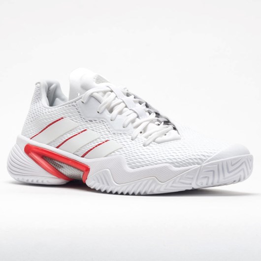 Orthofeet adidas Barricade Women's Tennis Shoes White / Silver Metallic / Grey | LC0187325