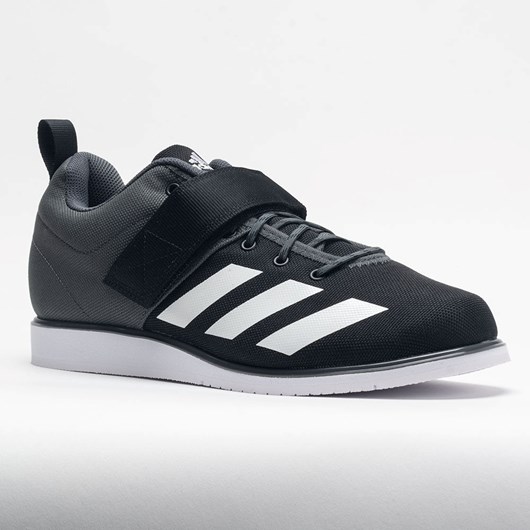 Orthofeet adidas Powerlift 4 Men's Training Shoes Black / White / Grey | YB1826745