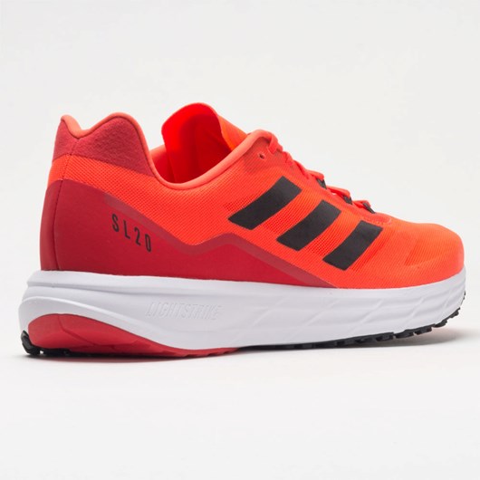 Orthofeet adidas SL20.2 Men's Running Shoes Solar Red / White / Carbon | SA2019836