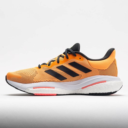 Orthofeet adidas Solar Glide 5 Men's Running Shoes Flash Orange / Carbon / Turbo | UL1254607