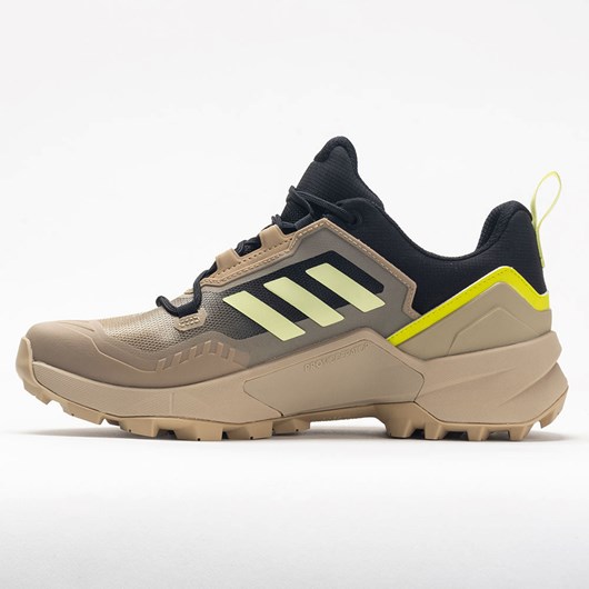 Orthofeet adidas Terrex Swift R3 GTX Men's Hiking Shoes Beige Tone / Pulse Yellow | LN0318425