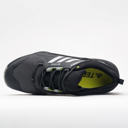 Orthofeet adidas Terrex Swift R3 GTX Men's Hiking Shoes Black / Grey / Solar Yellow | MH1054832