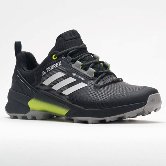 Orthofeet adidas Terrex Swift R3 GTX Men's Hiking Shoes Black / Grey / Solar Yellow | MH1054832