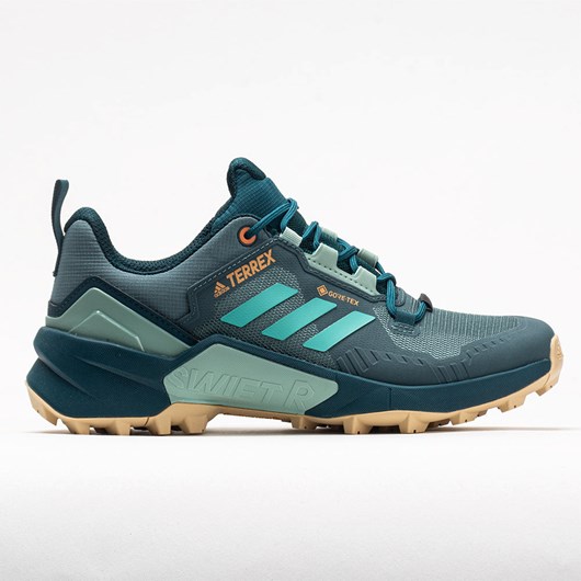 Orthofeet adidas Terrex Swift R3 GTX Women\'s Hiking Shoes Hazy Emerald / Acid Mint | HE5210346