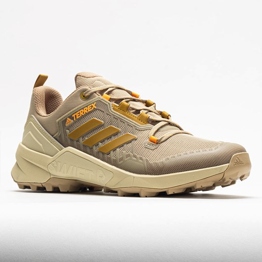 Orthofeet adidas Terrex Swift R3 Men's Hiking Shoes Beige Tone / Victory Gold / Flash Orange | XR2613085