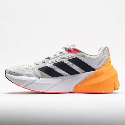 Orthofeet adidas adiSTAR Men's Running Shoes Grey / Carbon / Flash Orange | TV2465791