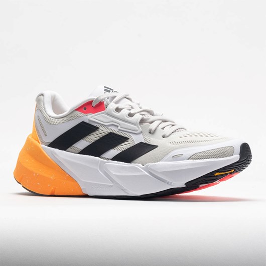 Orthofeet adidas adiSTAR Men's Running Shoes Grey / Carbon / Flash Orange | TV2465791