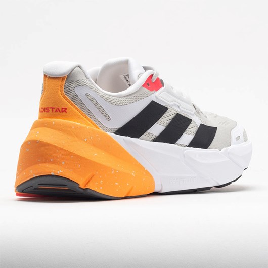 Orthofeet adidas adiSTAR Men's Running Shoes Grey / Carbon / Flash Orange | TV2465791