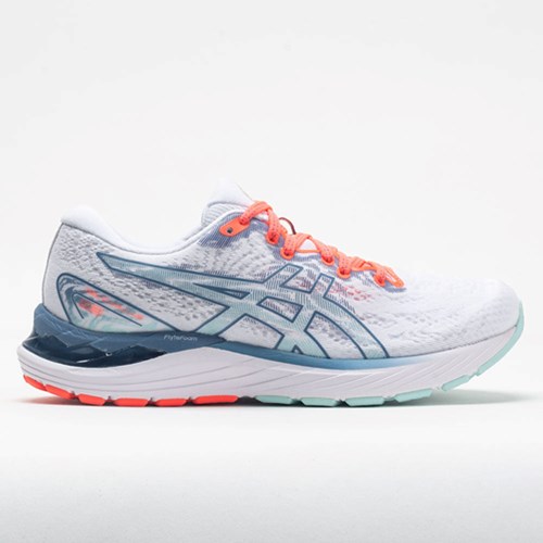 Orthofeet ASICS GEL-Cumulus 23 Women's Running Shoes White / Gray Floss | FJ1902583