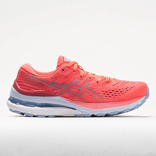 Orthofeet ASICS GEL-Kayano 28 Women's Running Shoes Blazing Coral / Mist | IT7389562