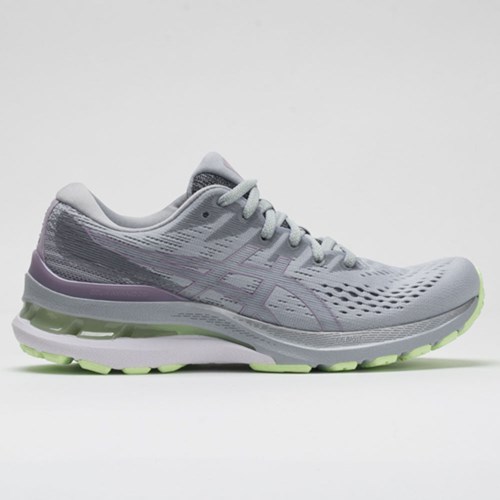 Orthofeet ASICS GEL-Kayano 28 Women's Running Shoes Piedmont Gray / Soft Lavender | YK6391280