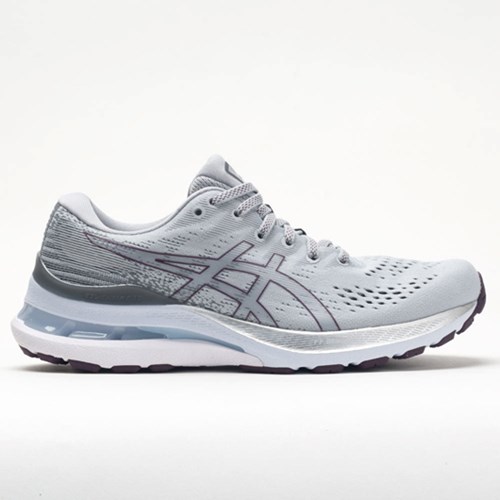 Orthofeet ASICS GEL-Kayano 28 Women's Running Shoes Piedmont Grey / Deep Plum | ZP8134752