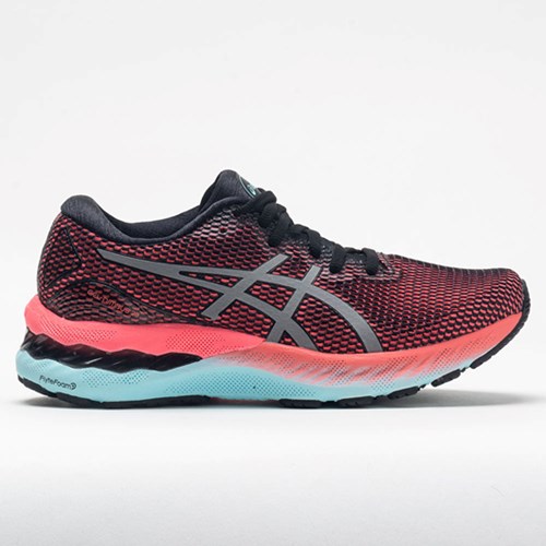 Orthofeet ASICS GEL-Nimbus 23 Women's Running Shoes Black / Pure Silver | TV2043675