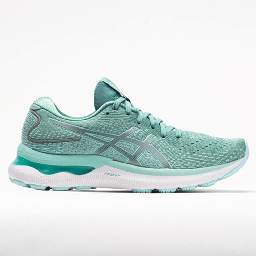 Orthofeet ASICS GEL-Nimbus 24 Women's Running Shoes Sage / Clear Blue | AZ7021385