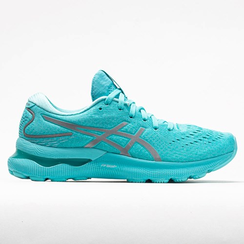 Orthofeet ASICS GEL-Nimbus 24 Women's Running Shoes Lite-Show / Ice Mint | EA7596843