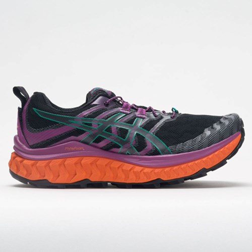 Orthofeet ASICS Trabuco Max Women's Running Shoes Black / Digital Grape | CZ9038245