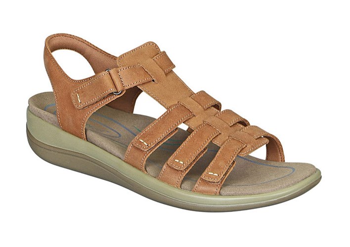 Orthofeet Arch Support Orthotic Women's Sandals Camel | QF5670829