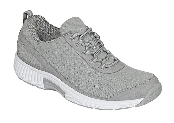 Orthofeet Athletic Walking Orthopedic Women's Sneakers Gray | IV0369527
