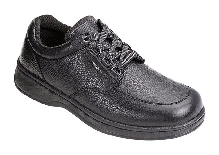 Orthofeet Avery Island Black Orthopedic Comfort Men's Casual Shoes Black | BO6208473