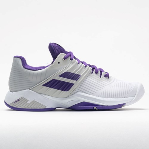Orthofeet Babolat Propulse Fury Women's Tennis Shoes White / Purple | KG8960134