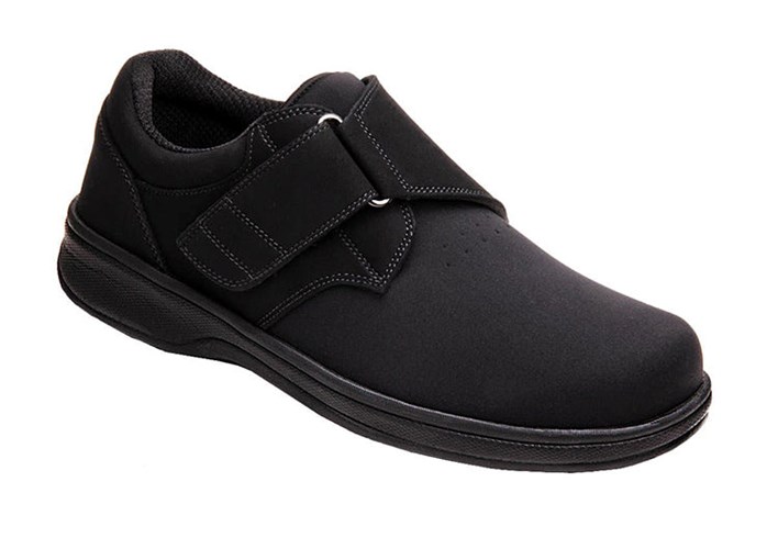 Orthofeet Bismarck Stretchable Arthritis, Diabetic Men's Casual Shoes Black | TW3125749