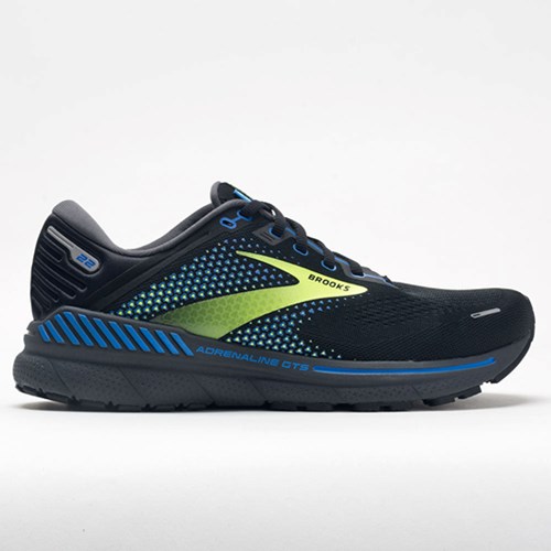 Orthofeet Brooks Adrenaline GTS 22 Men's Running Shoes Black / Blue / Nightlife | UN4657391