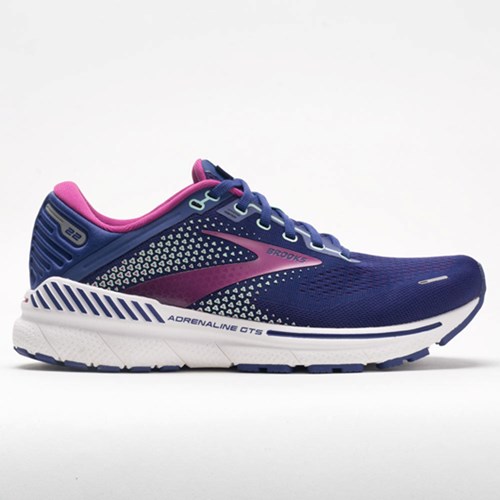 Orthofeet Brooks Adrenaline GTS 22 Women's Running Shoes Navy / Yucca / Pink | KE4195607