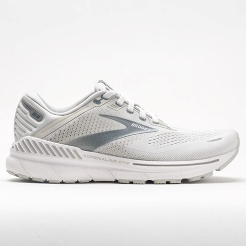 Orthofeet Brooks Adrenaline GTS 22 Women's Running Shoes White / Oyster / Primer Gray | YR4069812