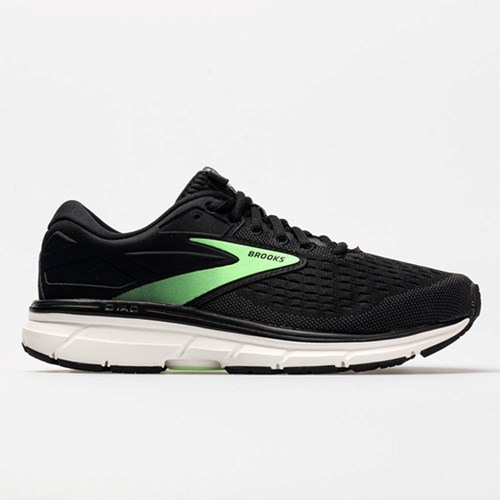 Orthofeet Brooks Dyad 11 Women's Running Shoes Black / Ebony / Green | SR5029463