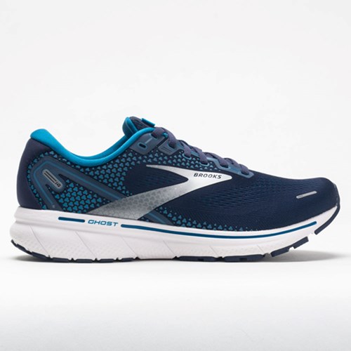 Orthofeet Brooks Ghost 14 Men's Running Shoes Navy / Stellar / White | LH1602578