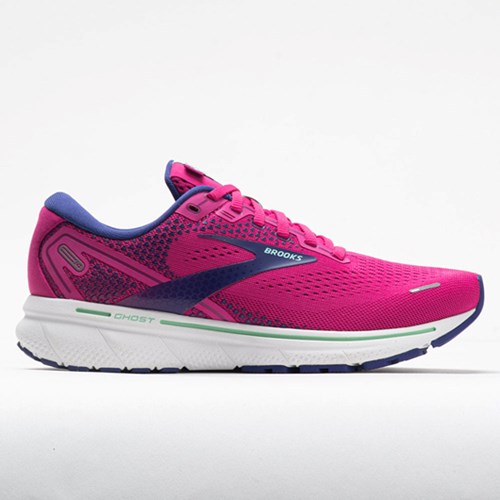 Orthofeet Brooks Ghost 14 Women's Running Shoes Fuschia / Yucca / Navy | EL5930126