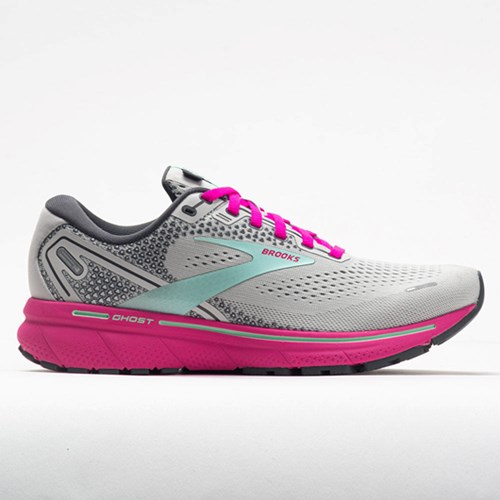 Orthofeet Brooks Ghost 14 Women's Running Shoes Oyster / Yucca / Pink | SV2587193