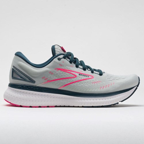 Orthofeet Brooks Glycerin 19 Women's Running Shoes Ice Flow / Navy / Pink | LW9604381