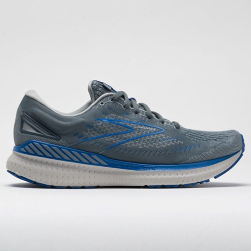 Orthofeet Brooks Glycerin GTS 19 Men's Running Shoes Quarry / Gray / Dark Blue | KZ1249057