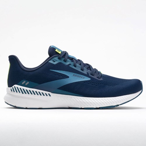 Orthofeet Brooks Launch GTS 8 Men's Running Shoes Peacoat / Legion Blue / Nightlife | JO2570913