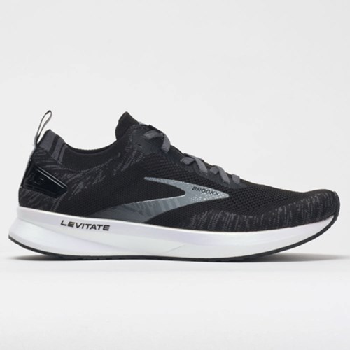 Orthofeet Brooks Levitate 4 Women's Running Shoes Black / Blackened Pearl / White | XS3527608