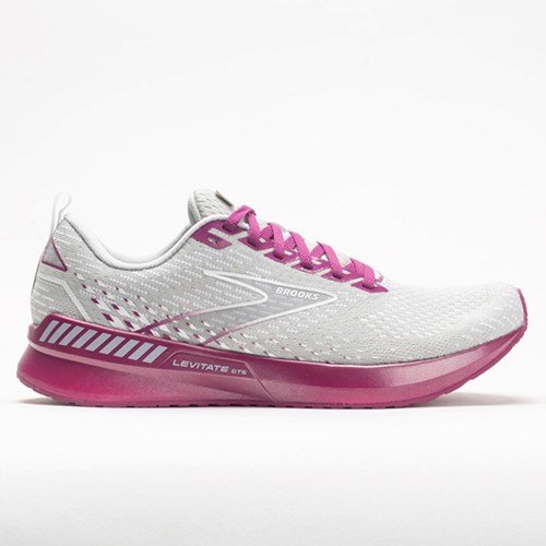 Orthofeet Brooks Levitate GTS 5 Women's Running Shoes Gray / Lavender / Baton Rouge | NO5034612