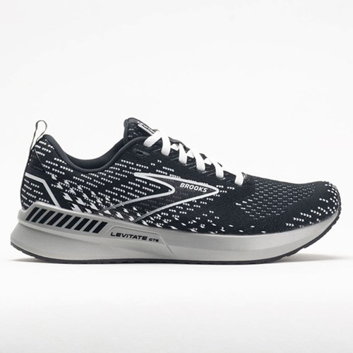 Orthofeet Brooks Levitate GTS 5 Women's Running Shoes Black / Gray White | QD1054728